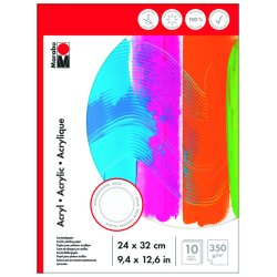 Marabu 1612000000014 Art paper pad 10 sheets