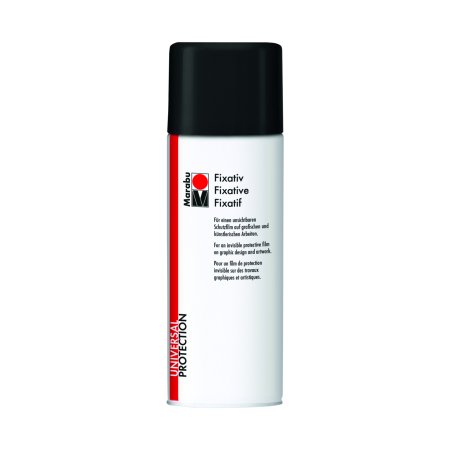 Marabu Peinture aérosol fixatif, spray de 400 ml,