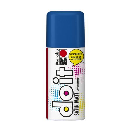 Marabu Peinture aérosol do it SATIN MATT, bleu moyen