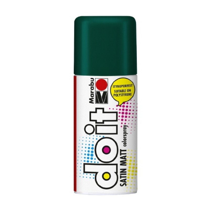 Marabu Peinture aérosol do it SATIN MATT, vert foncé