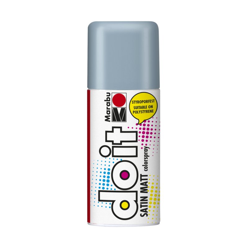 Marabu Peinture aérosol do it SATIN MATT, bleu gris