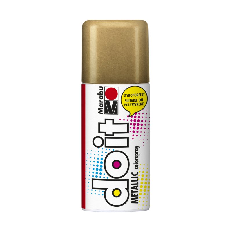 Marabu Peinture aérosol do it METALLIC, or rouge métallique