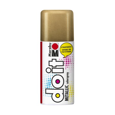 Marabu Peinture aérosol do it METALLIC, or rouge métallique