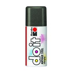 Marabu peinture aérosol do it ANTIQUE STEEL, graphite antiqu