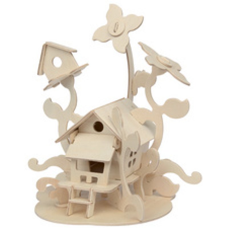Marabu KiDS Puzzle 3D "Maison des fées", 43 pièces