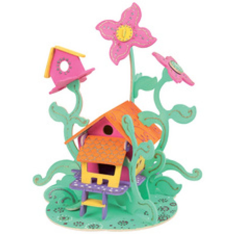 Marabu KiDS Puzzle 3D "Maison des fées", 43 pièces