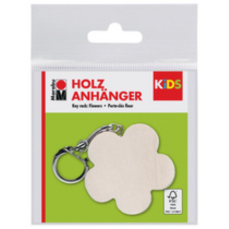 Marabu KiDS Porte-clé "Papillon", en bois