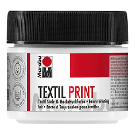 Marabu Peinture pour tissu "Textil Print", 100 ml, blanc
