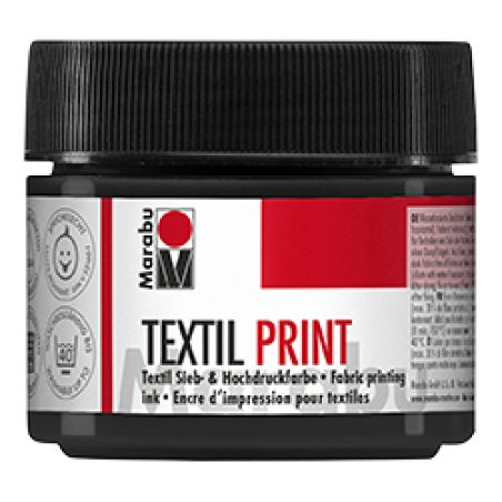 Marabu Peinture pour tissu "Textil Print", 100 ml, noir