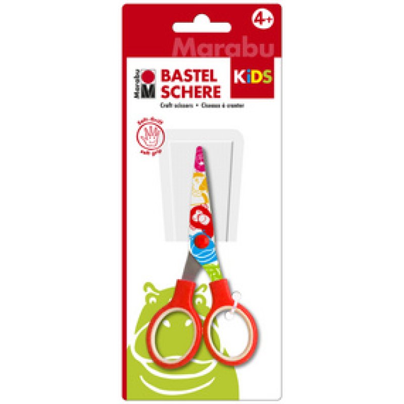 Marabu KiDS Ciseaux de bricolage, rond, longueur : 130 mm
