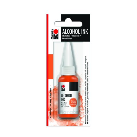 Marabu Encre permanente Alcohol Ink, 20 ml, orange rouge