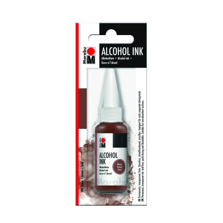 Marabu Encre permanente Alcohol Ink, 20 ml, marron