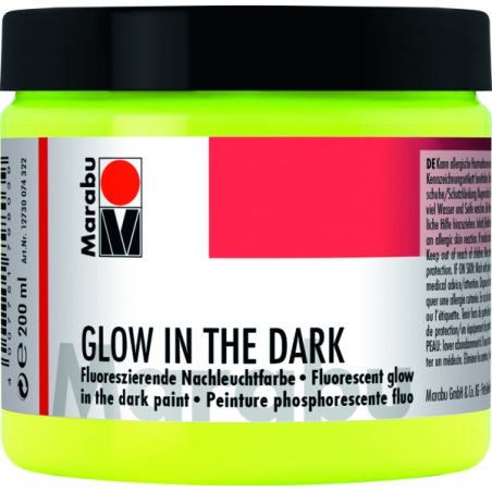 Marabu Glow in the dark Peinture à l'eau 200 ml