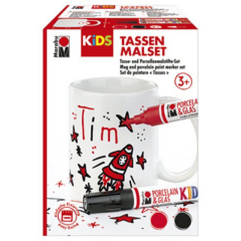 Marabu KiDS Kit de peinture Mug TIM