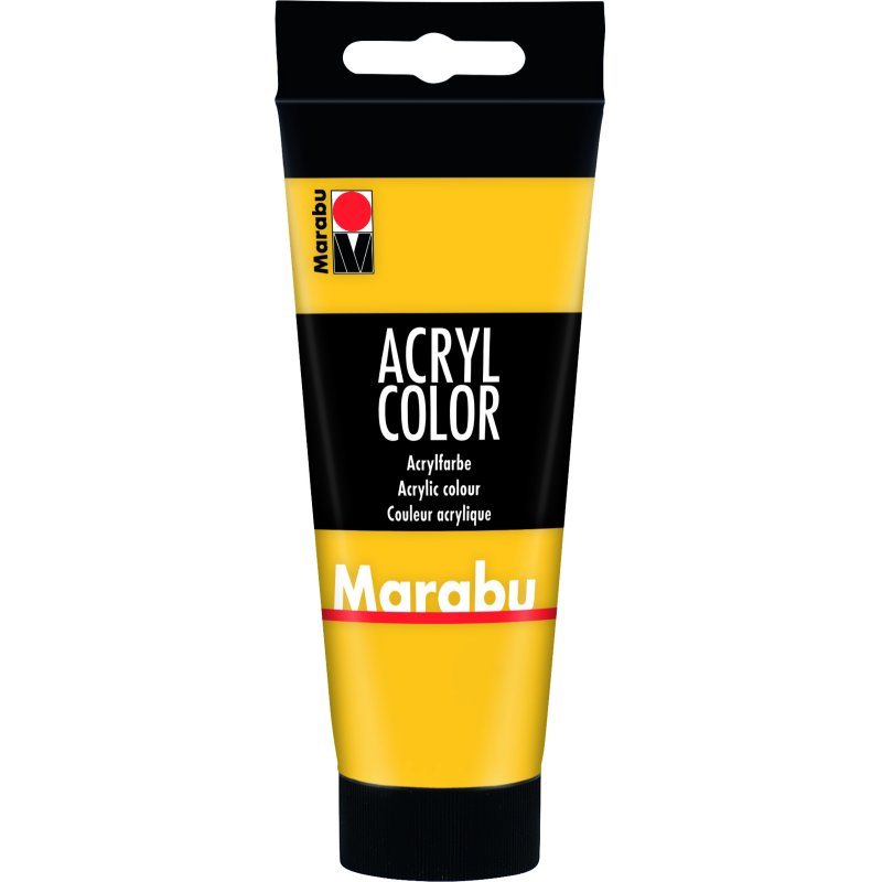 Marabu Peinture acrylique AcrylColor, 100 ml,jaune moyen 021