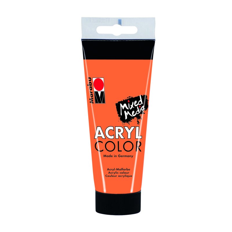 Marabu Peinture acrylique AcrylColor, 100 ml, orange 013