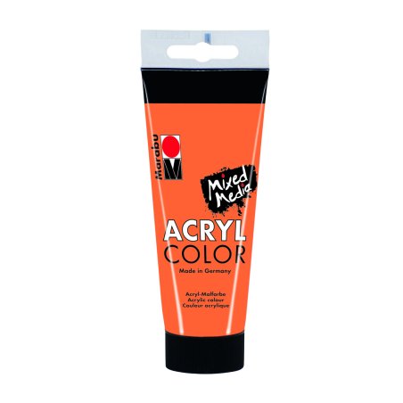 Marabu Acryl Color 013 100 ml peinture acrylique Orange Tube