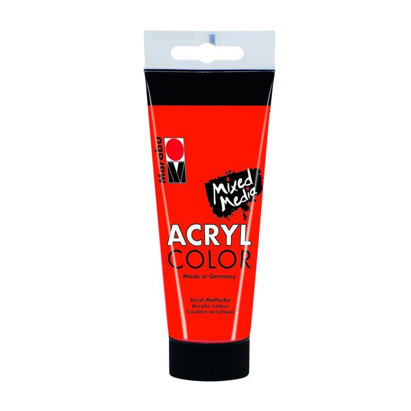 Marabu Peinture acrylique AcrylColor, 100 ml, vermillon 006
