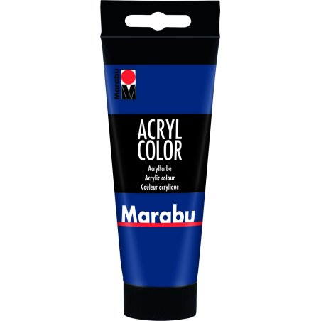 Marabu Peinture acrylique AcrylColor, 100 ml, bleu foncé 053