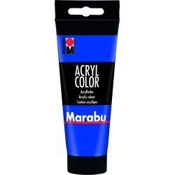 Marabu 12010050055 peinture acrylique 100 ml Bleu Tube