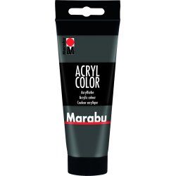 Marabu 12010050079 peinture acrylique 100 ml Gris Tube