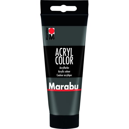 Marabu 12010050079 peinture acrylique 100 ml Gris Tube