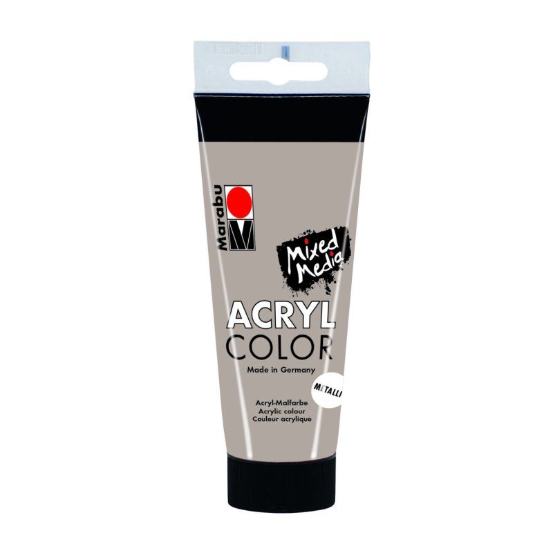 Marabu Acryl Color 082 100 ml acrylic paint Silver Tube