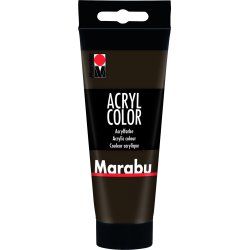 Marabu 12010050045 peinture acrylique 100 ml Marron Tube
