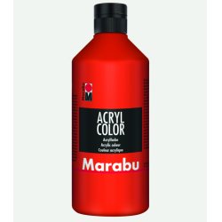 Marabu Peinture acrylique Acryl Color, 500 ml, vermillon 006