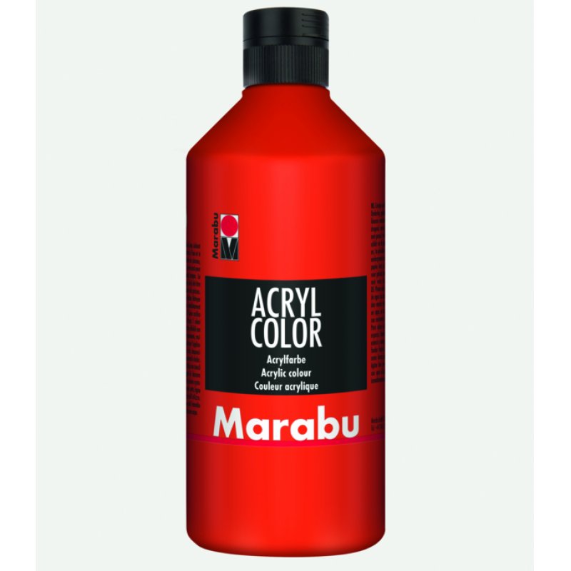 Marabu 12010075006 acrylic paint 500 ml Vermilion Tube