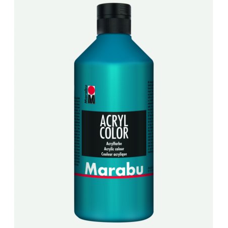 Marabu Peinture acrylique Acryl Color, 500 ml, cyan 056