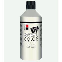 Marabu 12010075070 peinture acrylique 500 ml Blanc Bouteille
