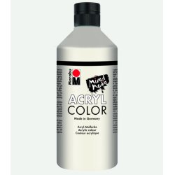 Marabu Peinture acrylique Acryl Color, 500 ml, blanc 070