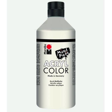 Marabu 12010075070 acrylic paint 500 ml White Bottle