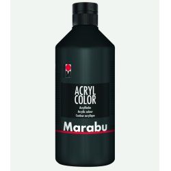 Marabu 12010075073 peinture acrylique 500 ml Noir Tube