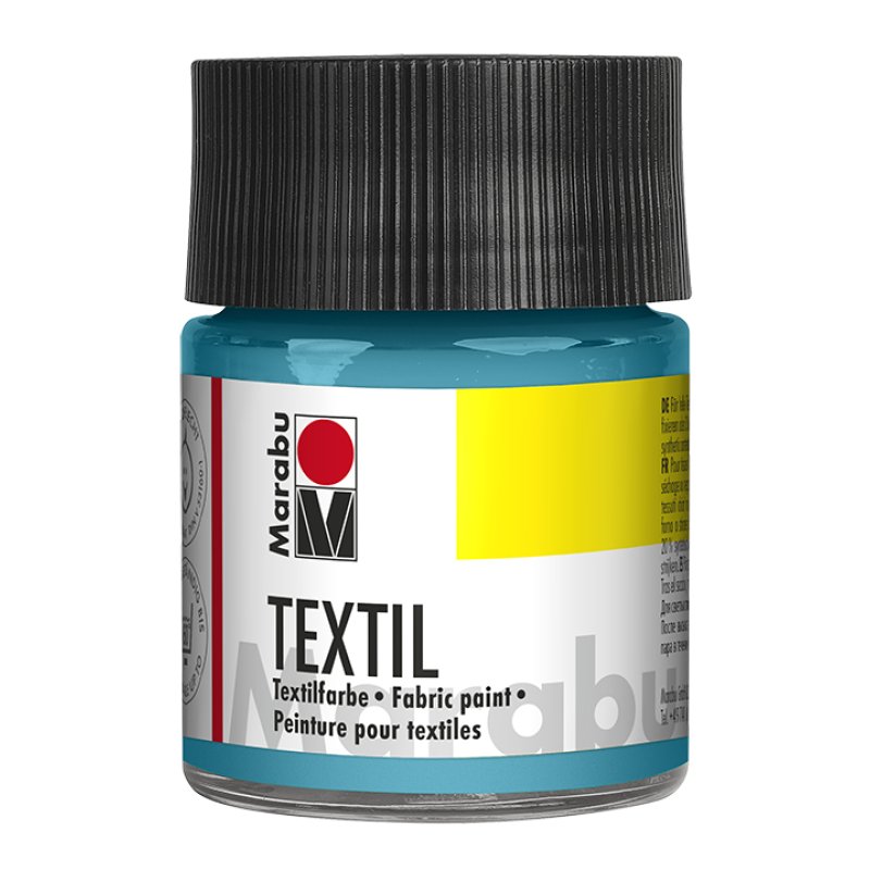 Marabu Peinture pour tissu Textil, 50 ml, turquoise 091