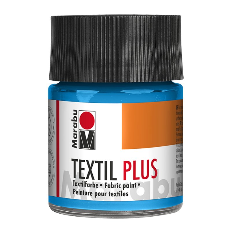 Marabu Peinture pour tissu Textil plus, 50 ml, bleu clair090