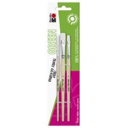 Marabu Set de pinceaux Green, set de 3