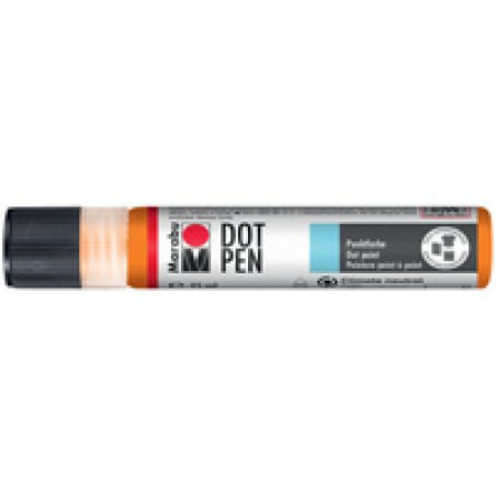 Marabu Peinture point à point Dot Pen, 25 ml, blanc