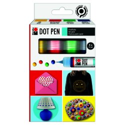 Marabu Dot Pen Peinture à l'eau 25 ml 4 pièce(s)