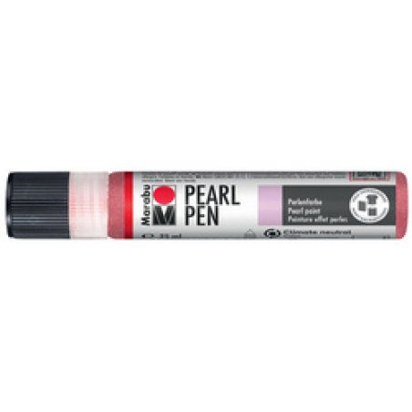 Marabu Peinture effet perles Pearl Pen, rouge scintillant