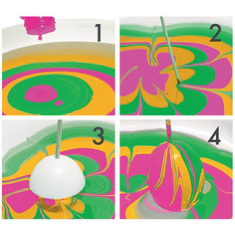 Marabu Kit de peinture à marbrer "Fresh Easter Box"