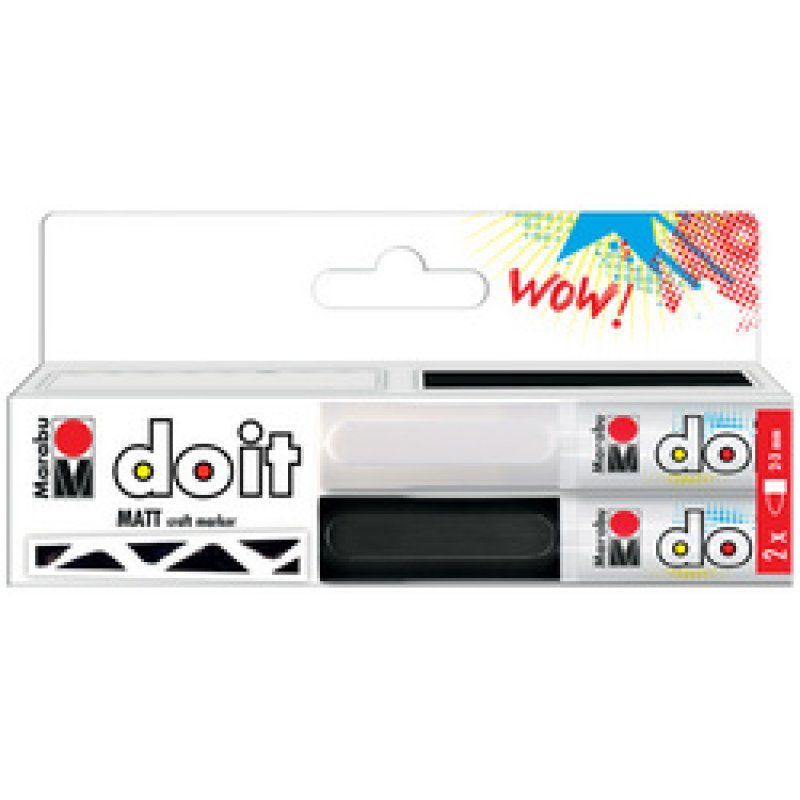 Marabu Marqueur acrylique DO IT Craftmarker, set de 2