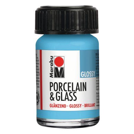 Marabu Peinture "Porcelain & Glass", brillant, 15 ml, bleu