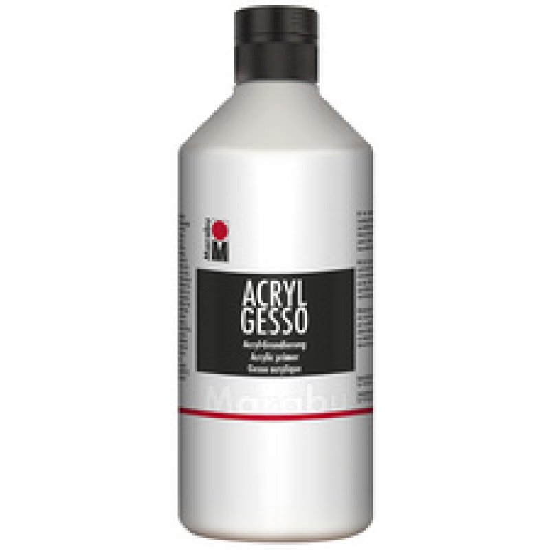 Marabu Apprêt acrylique "Acryl Gesso", 500 ml, blanc