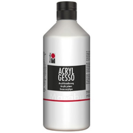 Marabu Apprêt acrylique "Acryl Gesso", 500 ml, blanc