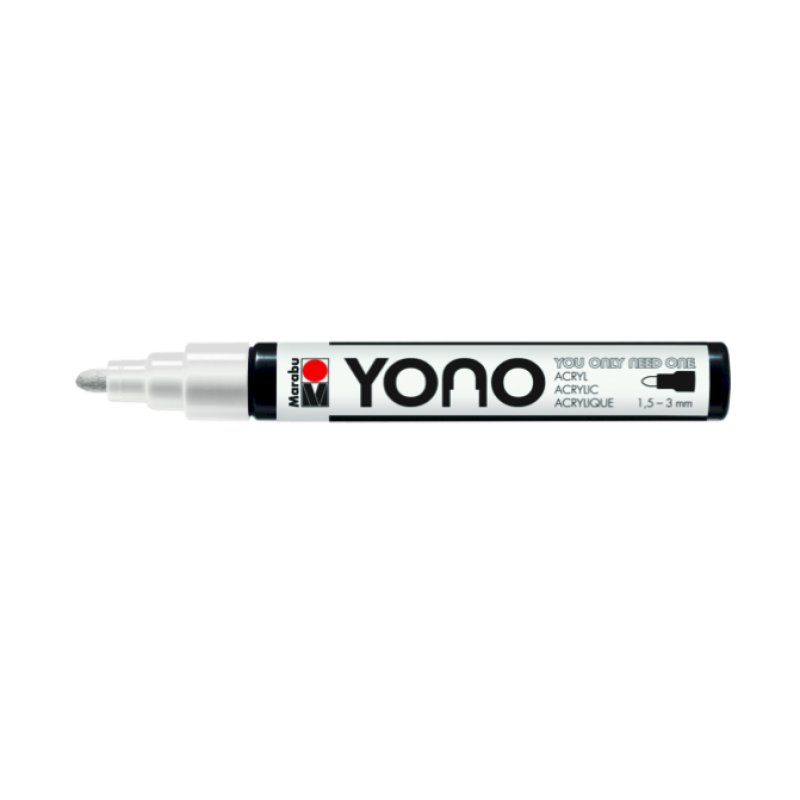 Marabu Marqueur acrylique "YONO", 1,5 - 3,0 mm, blanc
