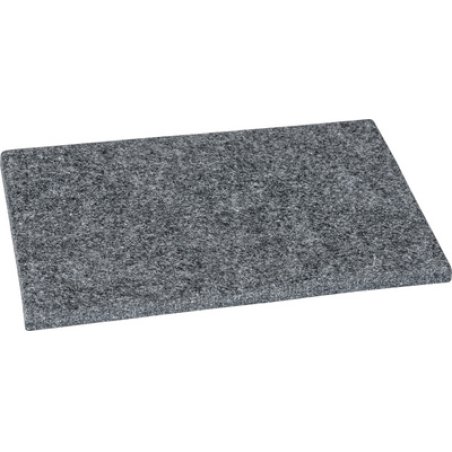 HEYDA Tapis d'aiguilles à picoter en feutre, gris