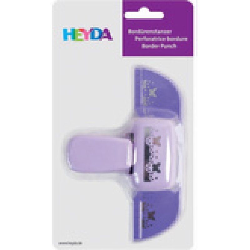 HEYDA Perforatrice à motif "fleur", couleur: violet