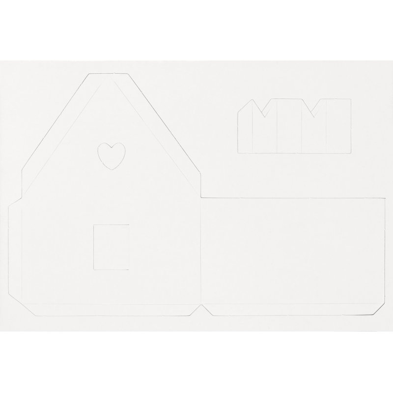 HEYDA Set de bricolage pour maison en pain d'épices